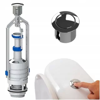 Vypúšťací ventil Kk-Pol ZSB/210 1 1/2'' + tlačidlo vypúšťacieho ventilu WC nádržky
